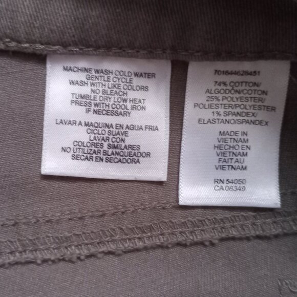 Jones New York Sport Women Shape Control Stretch Jeans Gray Medium Mid Rise Sz 6 - Picture 3 of 7